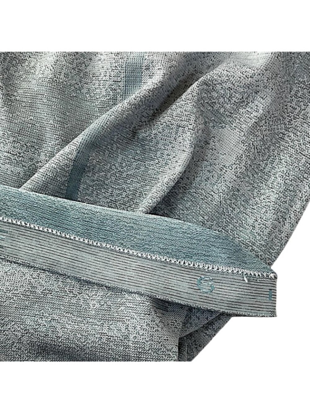 Lululemon Swiftly Speed Hooded 1/2 Zip Water Resistant Aqua Smoke Blue Womens 6 - Picture 8 of 12